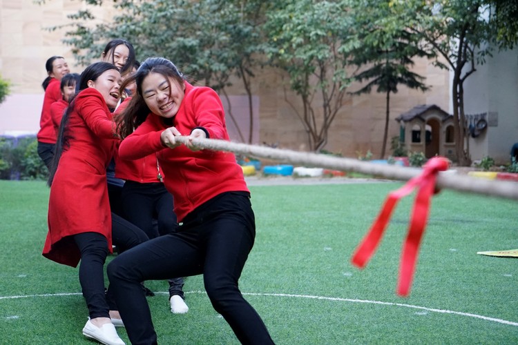 我運動、我健康、我快樂——蒲公英運動會開幕啦